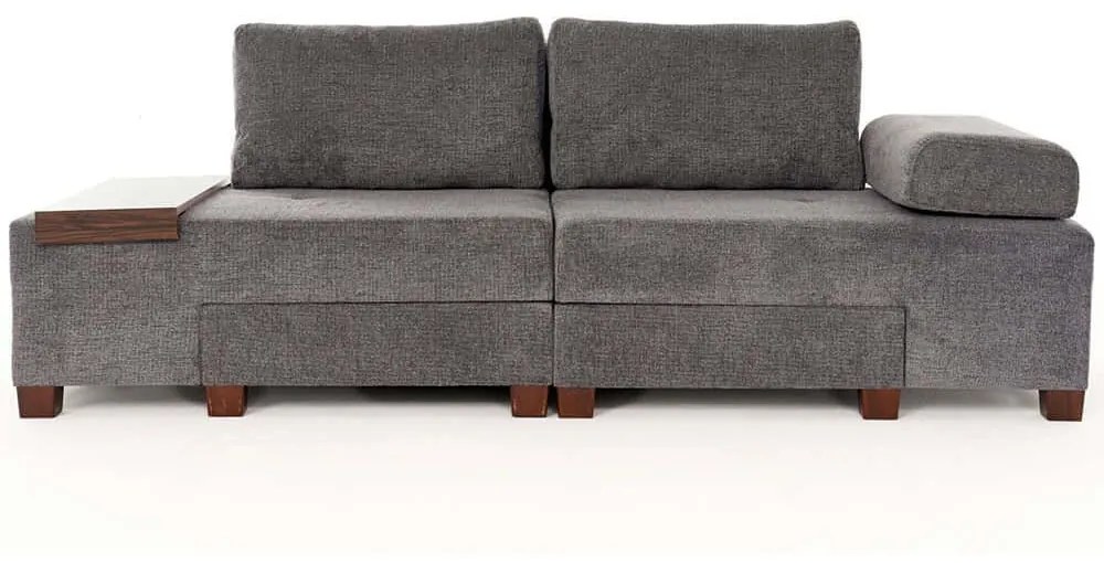 Καναπές - Κρεβάτι Τριθέσιος Perenna Chenille 825BLC4307 233x93x83cm Grey