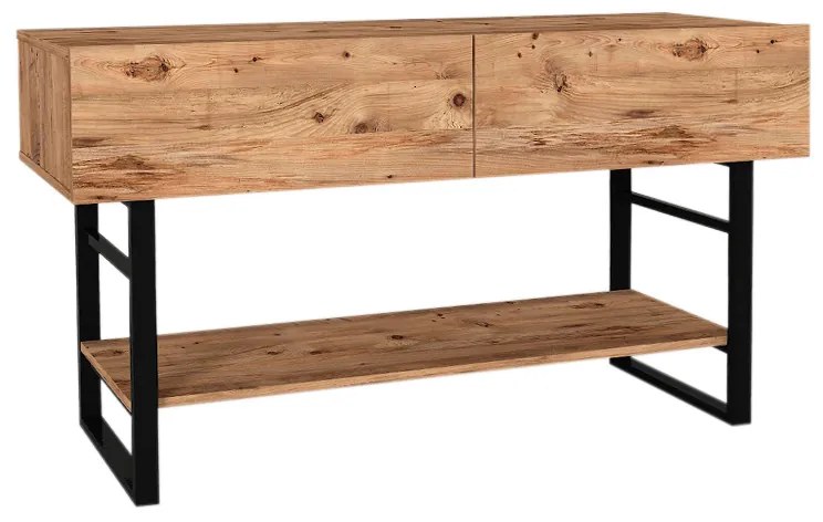 Κονσόλα μελαμίνης Aron Megapap χρώμα atlantic pine 138,8x41x75,7εκ. - GP042-0228,1