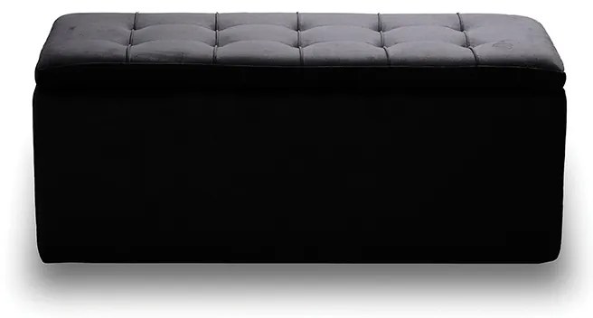 LIDO ΣΚΑΜΠΟ VELVET BLACK ΜΕ ΑΠΟΘ. ΧΩΡΟ 101X41X42εκ. 101X41X42εκ.