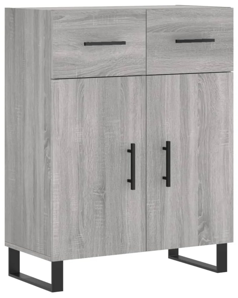 vidaXL Ντουλάπι Γκρι Sonoma 69,5 x 34 x 90 εκ. από Επεξεργασμένο Ξύλο