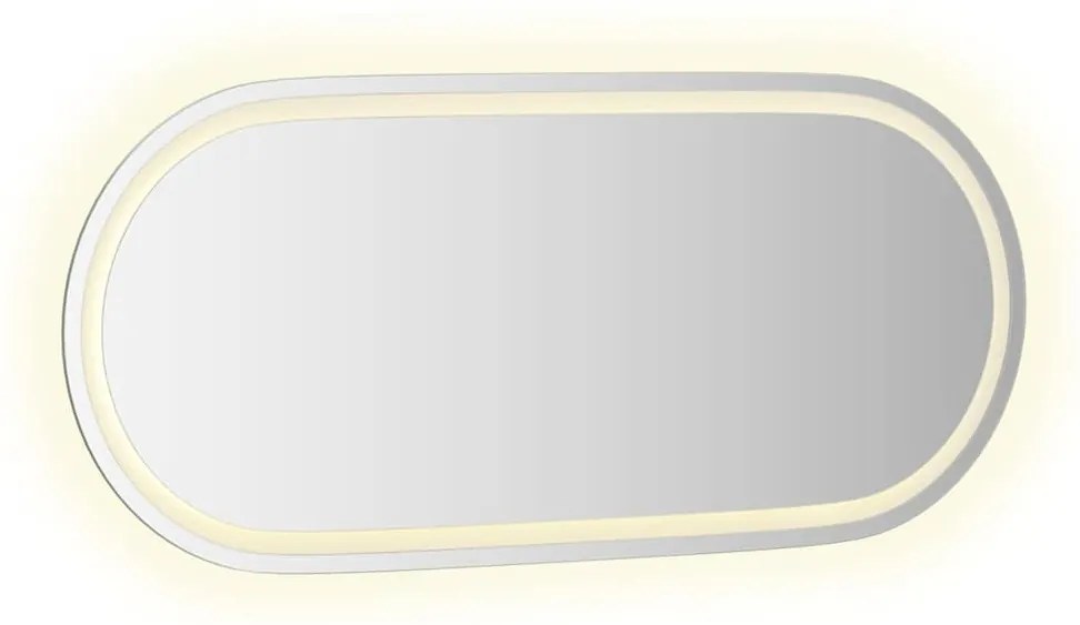 vidaXL Καθρέφτης Μπάνιου με LED Οβάλ 100 x 45 εκ.