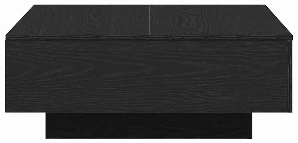 vidaXL Τραπεζάκι σαλονιού Μαύρη δρυς 80 x 80 x 31 cm