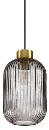 Κρεμαστό Φωτιστικό Οροφής 1xΕ27 Φιμέ Φ14cm Mint 237442 Ideal Lux 237442