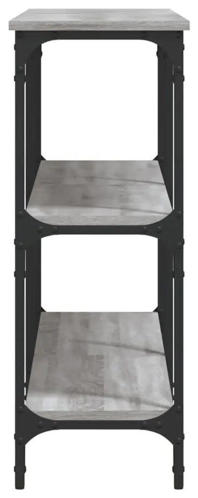 Τραπέζι Κονσόλα Γκρι Sonoma 150x29x75 εκ. Επεξεργασμένο Ξύλο - Γκρι
