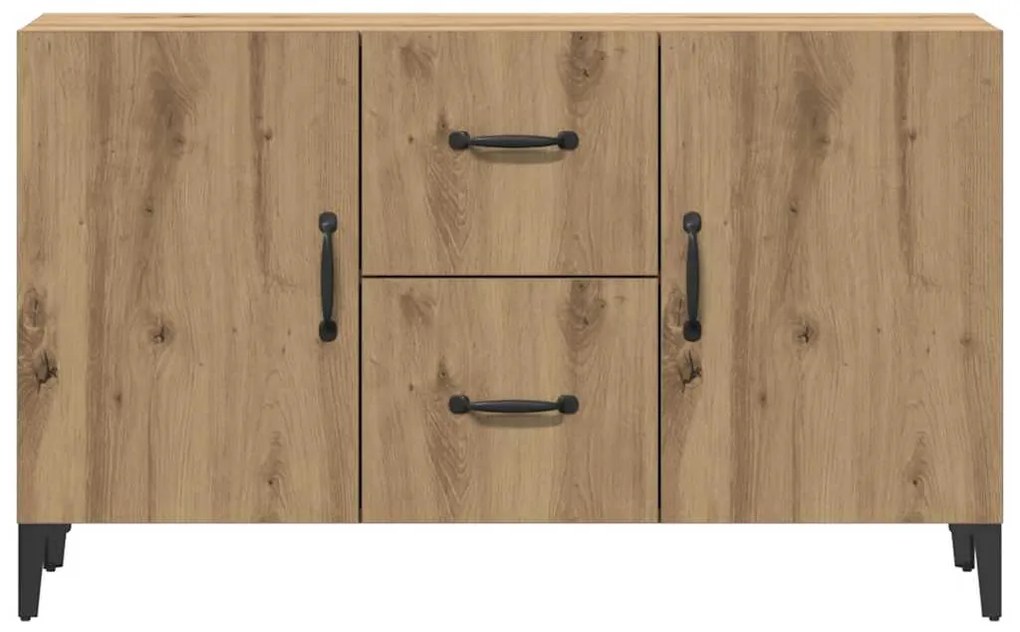 vidaXL Σκευοθήκη Δρυς τεχνίτης 100x36x60 cm Κατασκευασμένο ξύλο