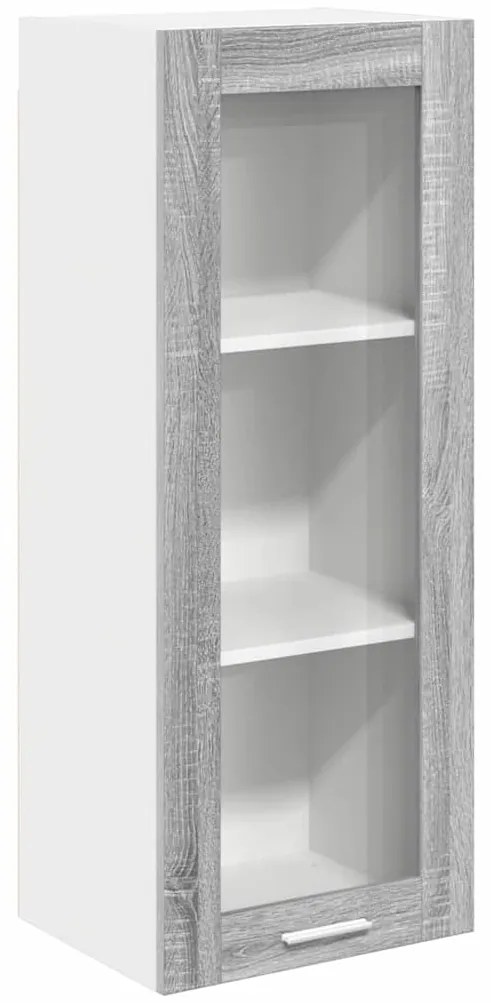 vidaXL Κρεμαστό ντουλάπι με αποθήκευση Γκρίζο Σονομα 40 x 31 x 100 εκ.