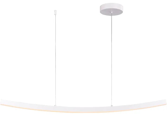 Φωτιστικό Κρεμαστο Aca YL1721LEDPWH NAAVA Λευκό (White) 3000K