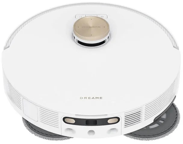 Ρομποτική ηλεκτρική σκούπα Dreame L20 Ultra, 5300 Pa, 5200 mAh, 75W, Έως 300m2, 3D χαρτογράφηση, αισθητήρας LDS, σταθμός φόρτισης, αυτονομία έως 210 λεπτά, Λευκό