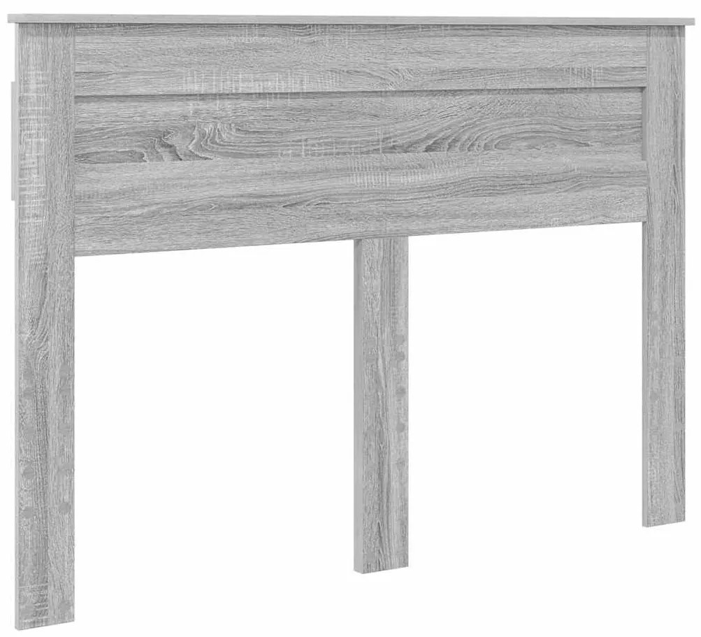 vidaXL Κεφαλάρι με κεφαλάρι Γκρίζο Σονομα 160 cm Επεξεργασμένο ξύλο