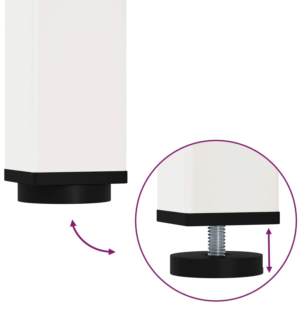 vidaXL Τραπέζι μπαρ Λευκό 110 x 55 x 105 εκ. Στερεά ξυλεία πεύκου