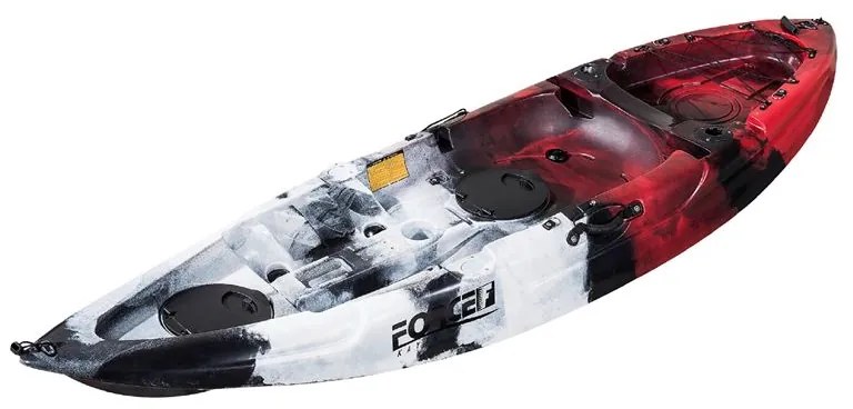 Fishing Kayak FORCE ANDARA SOT Ενός Ατόμου Κόκκινο
