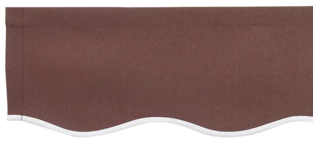 vidaXL Ύφασμα αντικατάστασης τέντας Καφέ 330 x 195 εκ. Πολυεστέρας