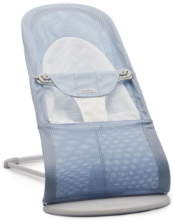 BabyBjorn Ριλάξ Balance Soft, Mesh, Sky blue/ White