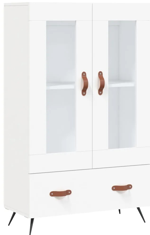 vidaXL Ντουλάπα Λευκή 69,5 x 31 x 115 εκ. από Επεξεργασμένο Ξύλο