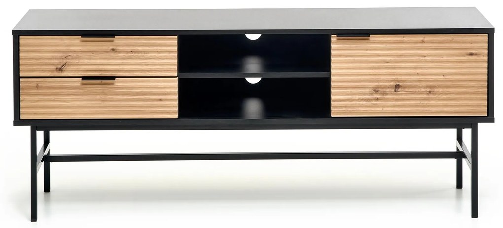 MURANO RTV-1 TV-stand, color: artisan oak/black DIOMMI V-PL-MURANO-RTV-1