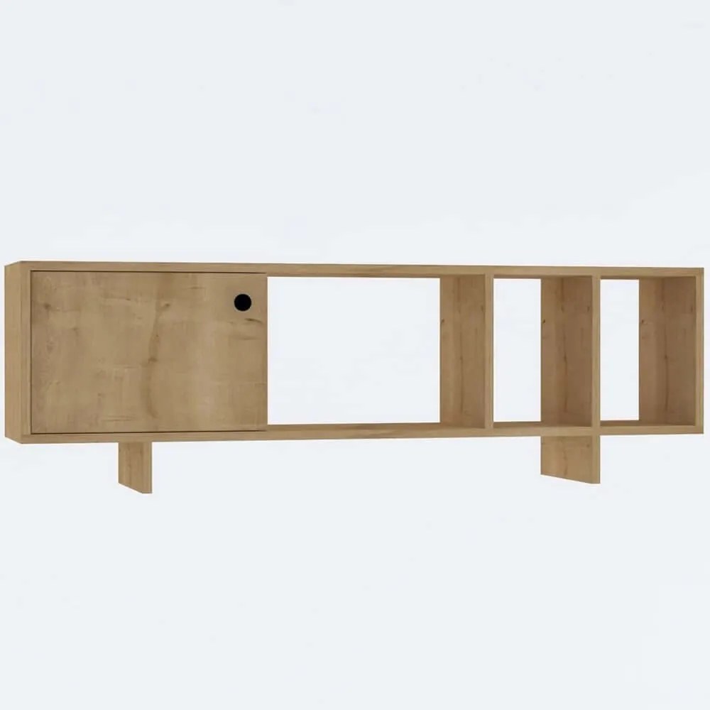Έπιπλο Τηλεόρασης Folsom 495SSE1620 140x29x45cm Oak