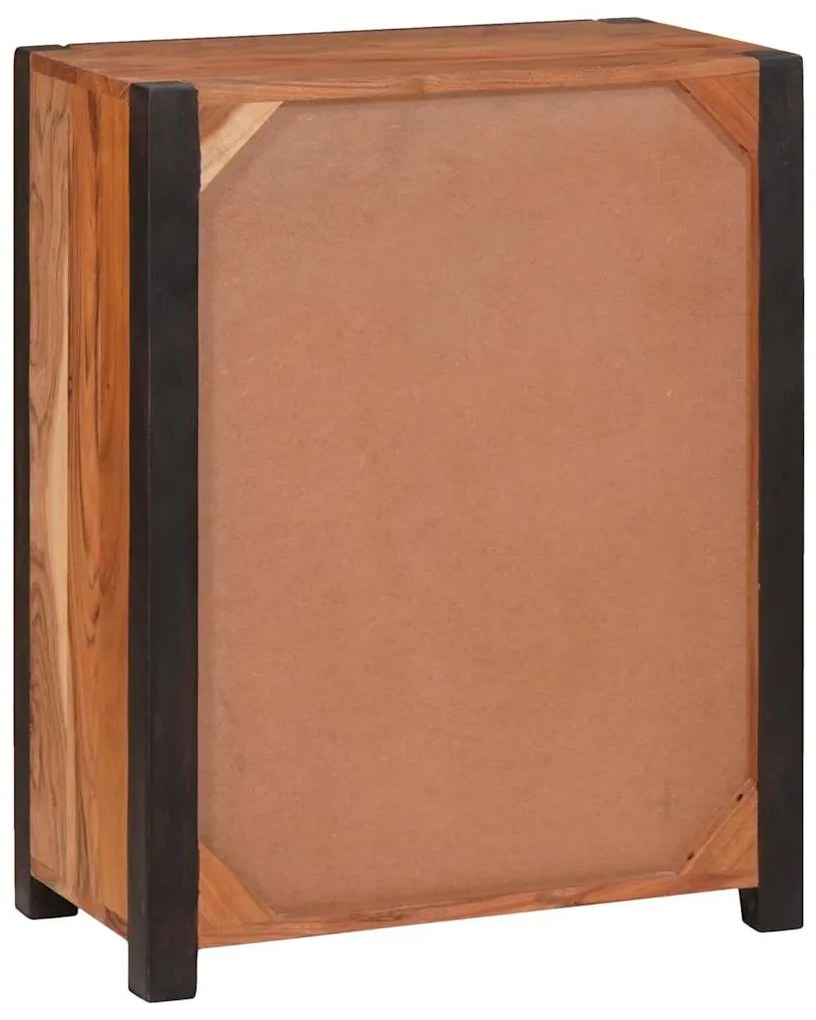 vidaXL Πλαϊνό γραφείο 2 pcs Καφέ 110 x 30 x 75 εκ Στερεό Ξύλο Ακακίας