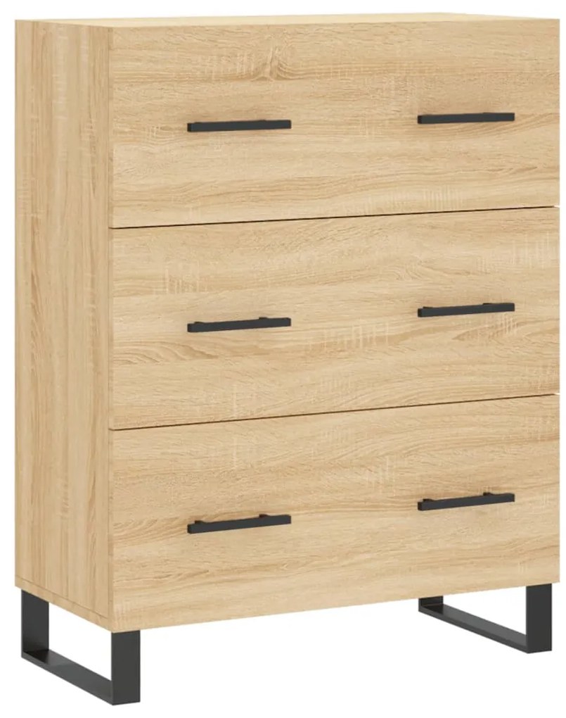 vidaXL Ντουλάπι Sonoma Δρυς 69,5 x 34 x 90 εκ. από Επεξεργασμένο Ξύλο