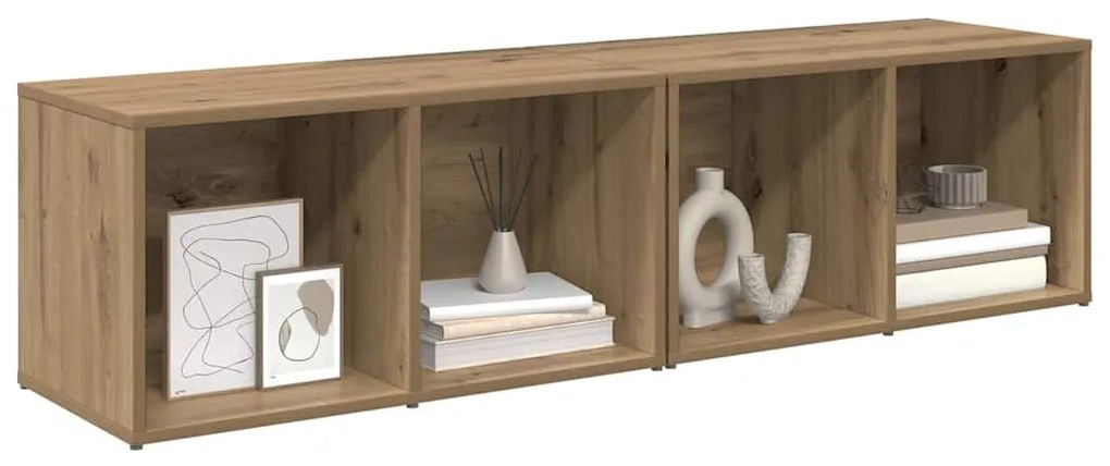 vidaXL Σετ επίπλου τηλεόρασης 2 pcs Artisan Oak Επεξεργασμένο ξύλο