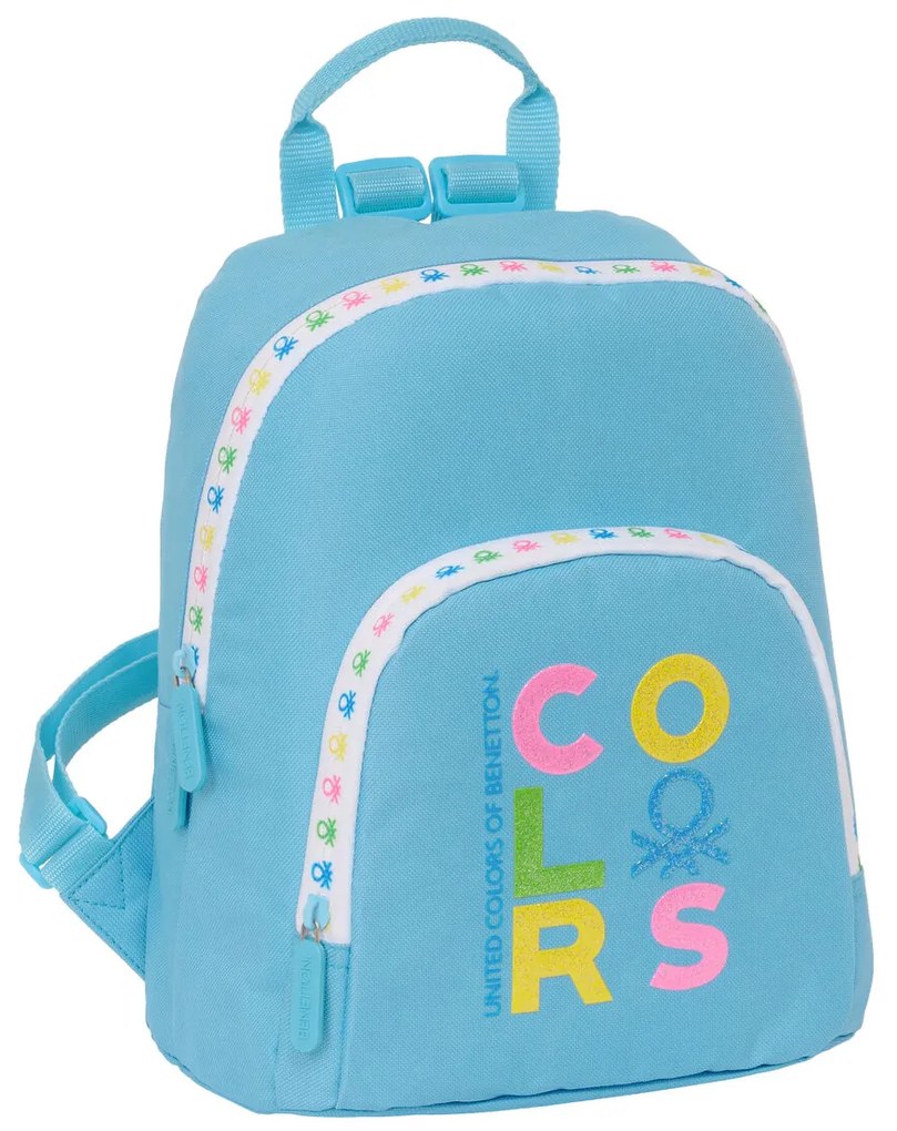 Σακίδιο Benetton Spring Mini Celeste 25 x 30 x 13 cm