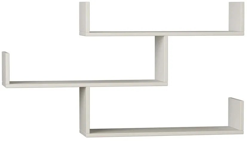 Ραφιέρα Τοίχου Tiber Pakoworld Χρώμα Λευκό 120X22X67 εκ 119-000896 Pakoworld-119-000896-Λευκό 119-000896
