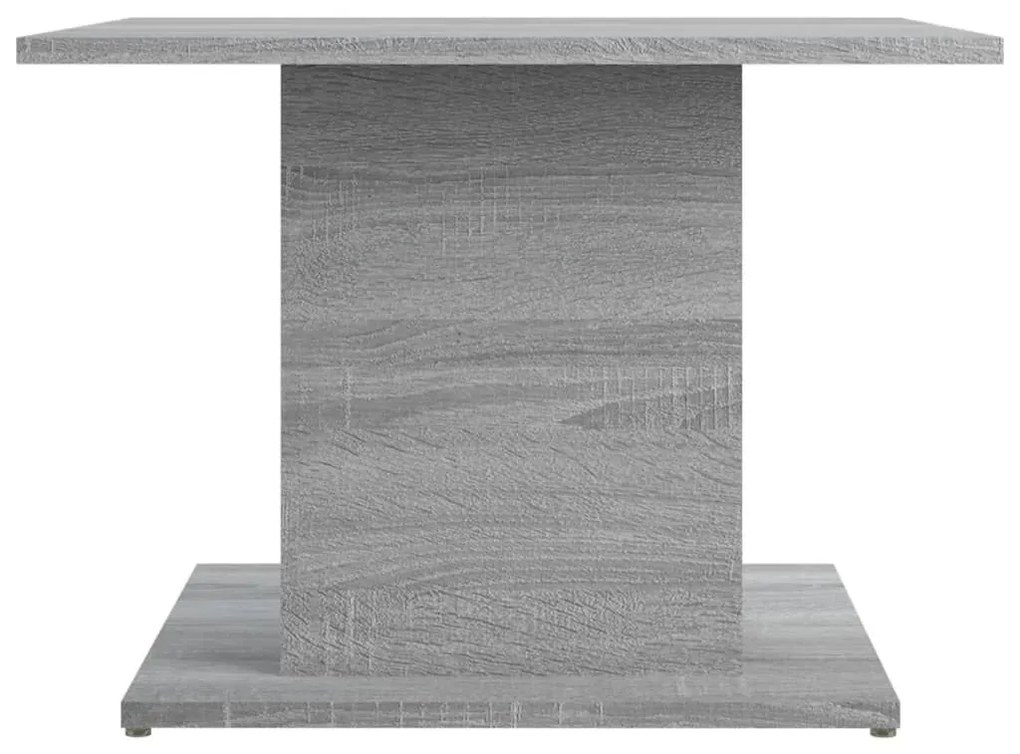 Τραπεζάκι Σαλονιού Γκρι Sonoma 55,5x55,5x40 εκ. Επεξεργ. Ξύλο - Γκρι