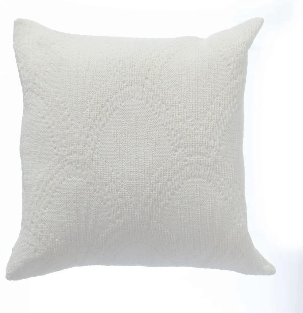 Διακοσμητική Μαξιλαροθήκη (50x50) Nef-Nef Homeware Premium Revence Ecru