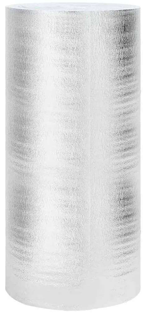 vidaXL Ανακλαστήρας θερμότητας καλοριφέρ Ασημί 25 x 1 m Πολυαιθυλένιο