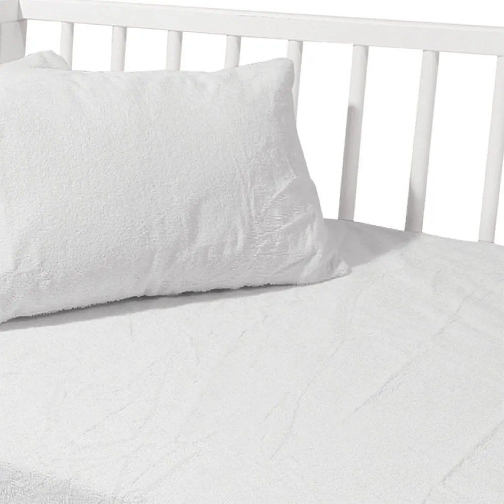 Κάλυμμα Στρώματος Βρεφικό 1061 Relax White Das Baby 70x140cm Βαμβάκι-Πολυέστερ