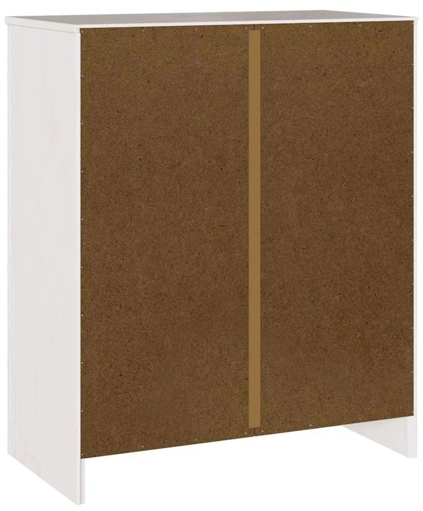 vidaXL Κουτί με συρτάρια με συρτάρι Drammen Λευκό 76,5 x 40 x 91 εκ