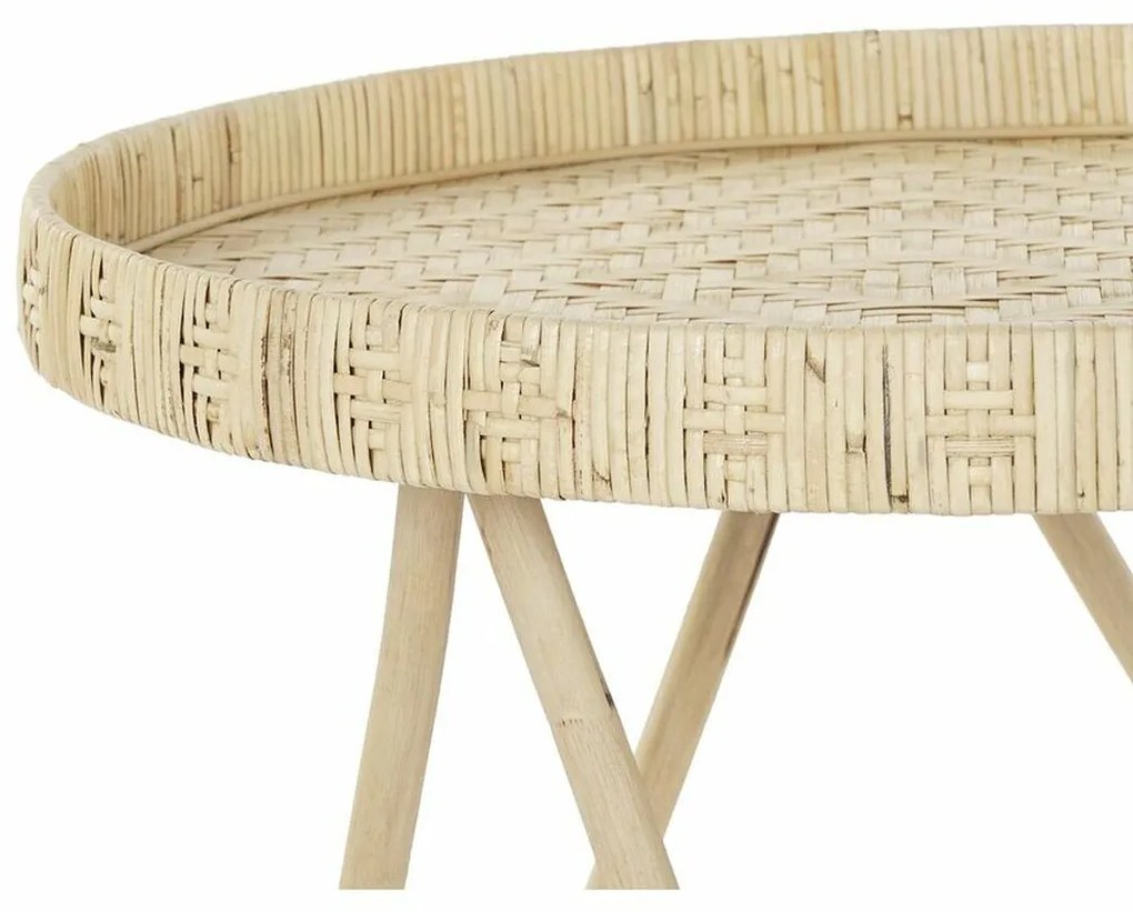 Βοηθητικό Τραπεζάκι DKD Home Decor Καφέ 60 x 60 x 52 cm