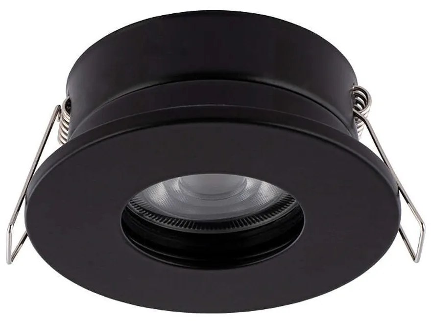 Φωτιστικό Οροφής - Σποτ Golf 8376 1xGU10 15W Black Nowodvorski Aluminium, Glass