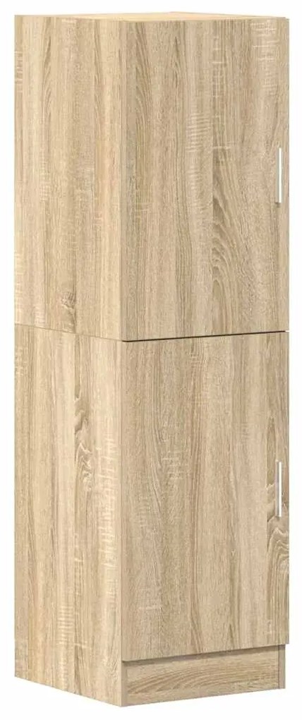 Στήλη Κουζίνας Sonoma Δρυς 38x41,5x131,5 εκ Επεξεργασμένο Ξύλο - Καφέ