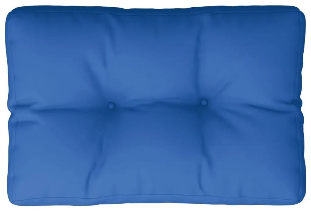 Μαξιλάρι Παλέτας Μπλε Ρουά 50 x 40 x 12 εκ. Υφασμάτινο - Μπλε