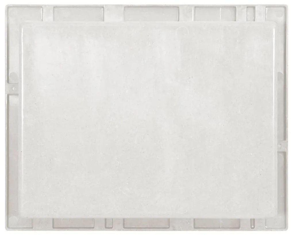 Ράφι Ντουζιέρας Λευκό Ματ 41 x 51 x 10 εκ. - Λευκό