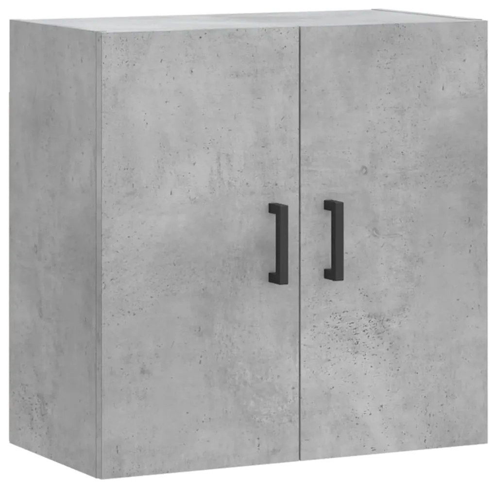 vidaXL Ντουλάπι Τοίχου Γκρι Σκυροδέματος 60x31x60 εκ. Επεξεργ. Ξύλο
