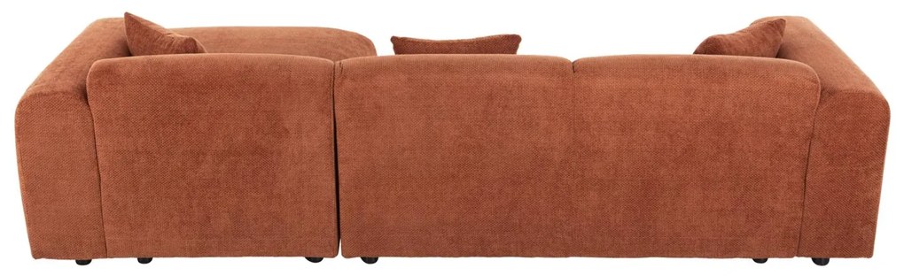 Γωνιακός Καναπές BRICKEN C3275.03R Δεξιά γωνία Κεραμιδί Ύφασμα 282x160x72Υεκ. 282x160x72 εκ.