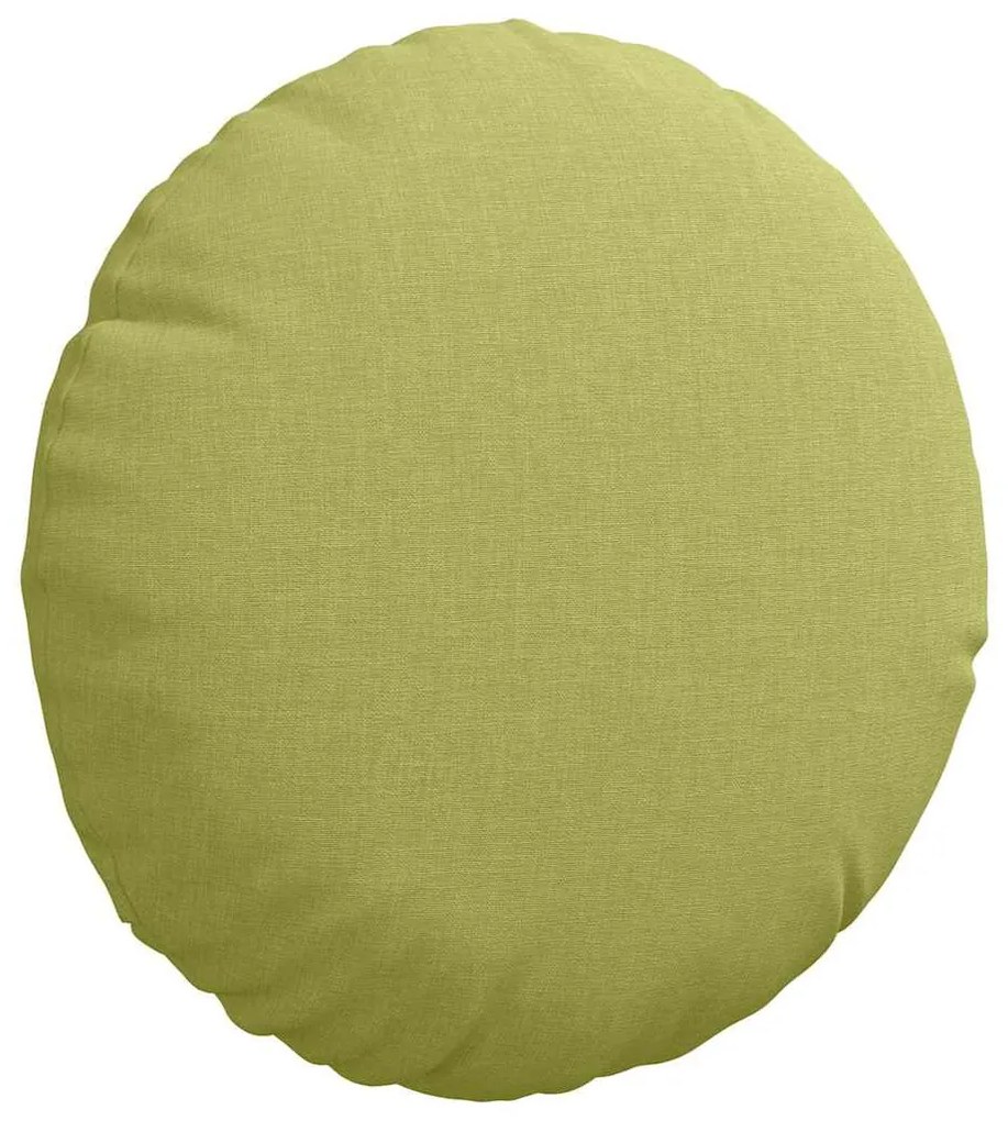 vidaXL Μαξιλάρια καθισμάτων 2 pcs Ανοιχτό Πράσινο Ø30 x 13 εκ ύφασμα