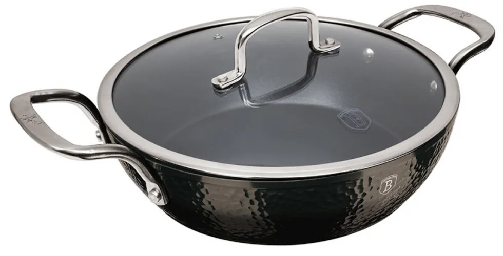 Κατσαρόλα Berlinger Haus Ρηχή Φ28cm Shine Basalt Collection BH-6657