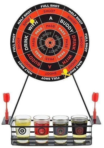 Παιχνίδι Ποτού με στόχο και βελάκια Mini Dart Shot Game