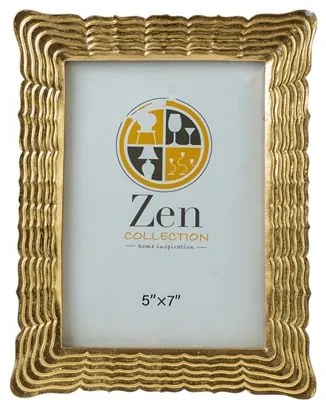 Κορνίζα Polyester Ασημί Με Γραμμές 13x18εκ. Zen Collection 25.12.51482