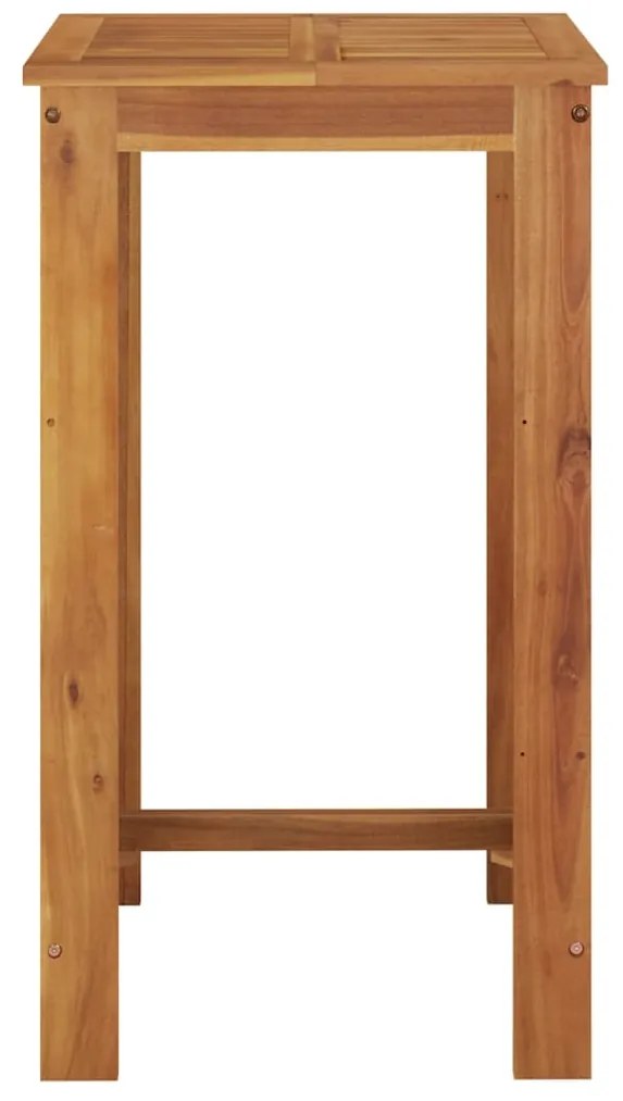 vidaXL Τραπέζι Μπαρ Κήπου 60 x 60 x 105 εκ. από Μασίφ Ξύλο Ακακίας