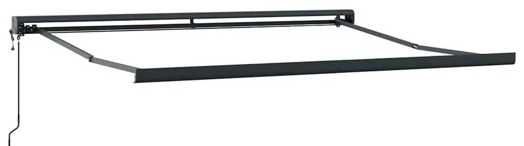 vidaXL Αυτόματη Ανακλινόμενη Τέντα Κόκκινη 350 x 250 εκ.