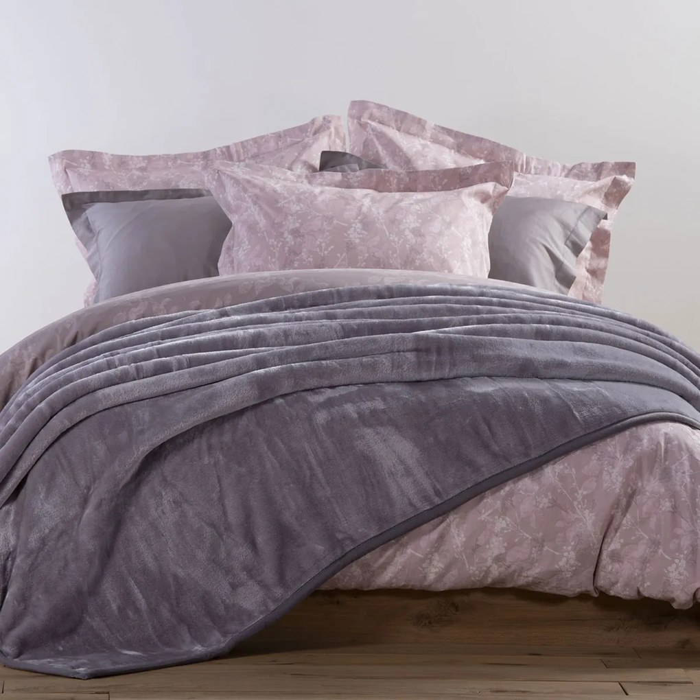 Κουβέρτα Βελουτέ Υπέρδιπλη (220x240) Nef-Nef Homeware Loft 22 L.Grey-769