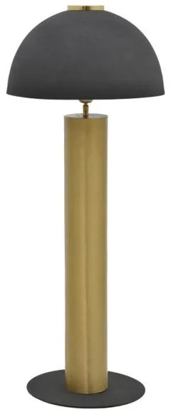 Φωτιστικό Δαπέδου Cableler Inart Ε27 Μαύρο Μέταλλο Φ46X114 εκ 287-000004-287-000004-Μαύρο 287-000004