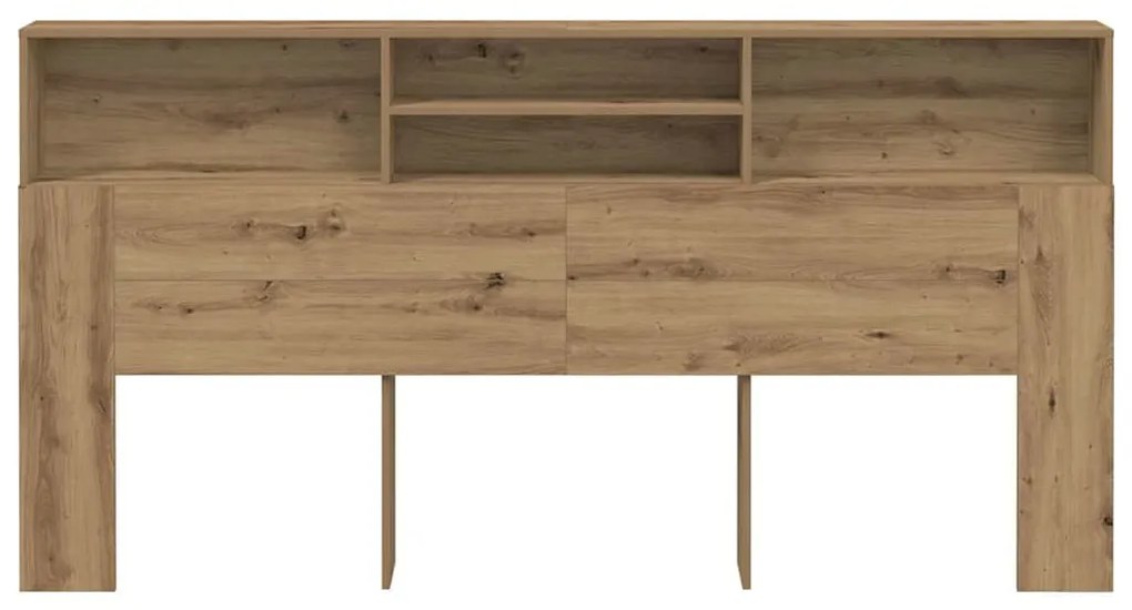 vidaXL Κεφαλάρι Με Αποθηκευτικό Χώρο 200x19x103,5 εκ. Επεξ. Ξύλο