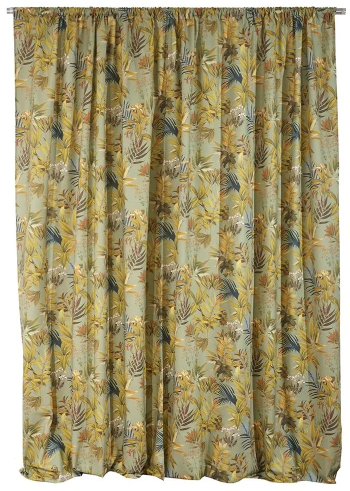 Κουρτίνα Allesia Με Τρέσα 5 Green Anna Riska 280x270 100% Cotton