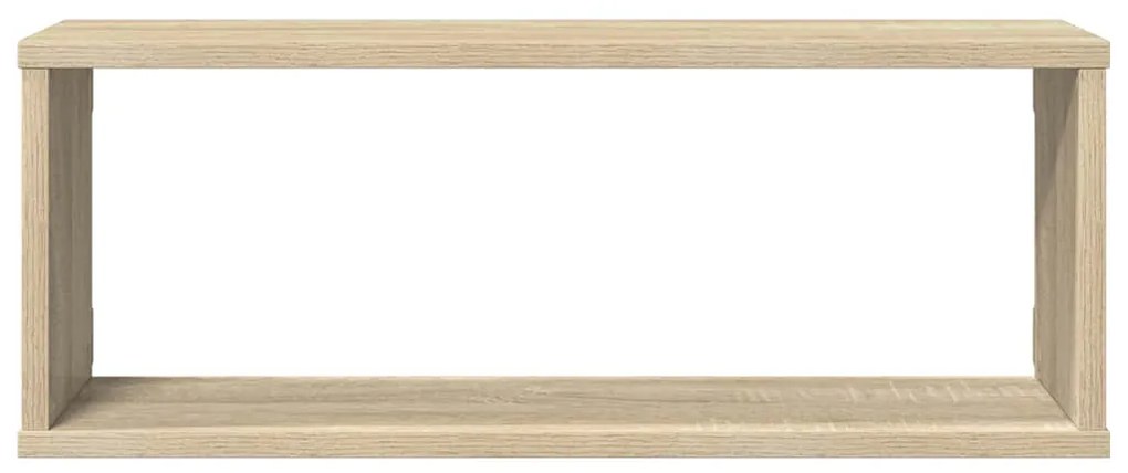 vidaXL Ράφια Κύβοι Τοίχου 4 τεμ. Sonoma Δρυς 60x15x23 εκ. Επεξ. Ξύλο