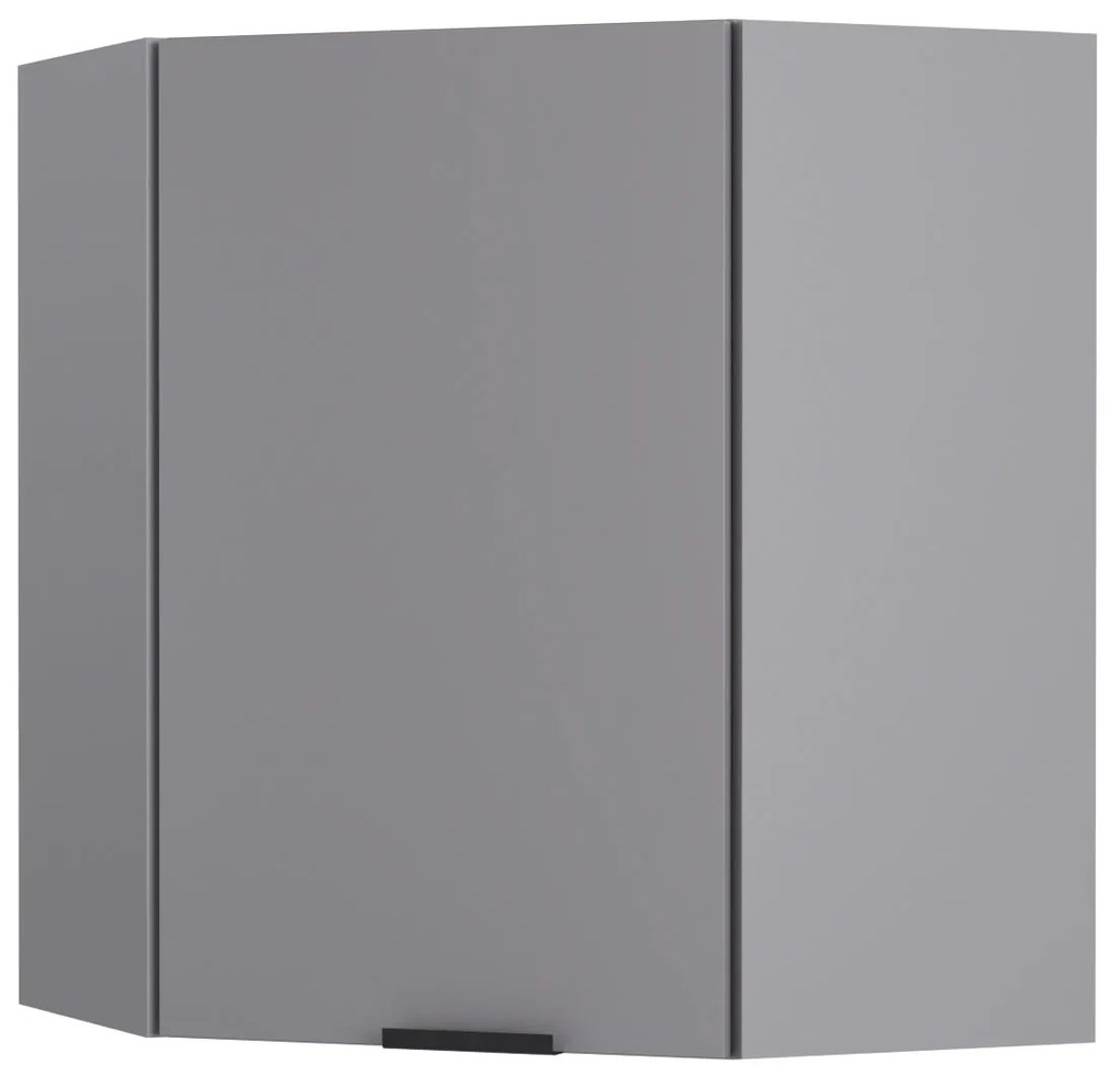 Craft Πάνω Ντουλάπι Γωνιακό Γραφίτη 60-60x30x72cm WC6072C01
