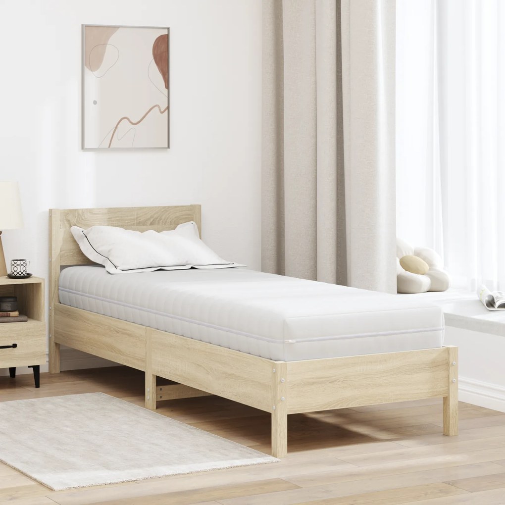 vidaXL Στρώματα Λευκό 70 x 200 cm 100% ύφασμα πολυεστέρα